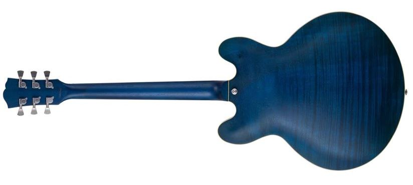 SX SEL6FOTBU Semicaja Transparent Blue Guitarra Eléctrica 1