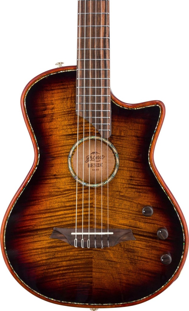 Bromo BEN2C 3-Tone Sunburst Guitarra Electroacústica 4