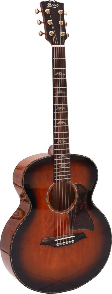 Bromo BAN8E Vintage Sunburst Guitarra Electroacústica 1