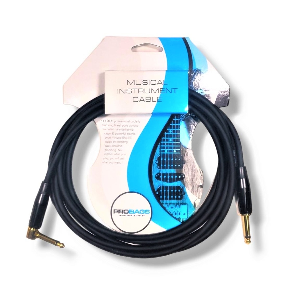 PROBAGS SBL-3 CABLE JACK-JACK ACODADO3 Mtr