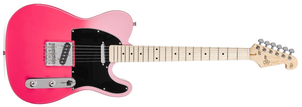 SX SEM2PT Guitarra Eléctrica Pink Twilight