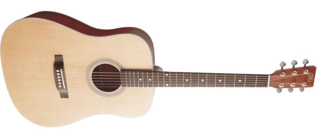 SX SD204K Pack Guitarra Acústica Natural