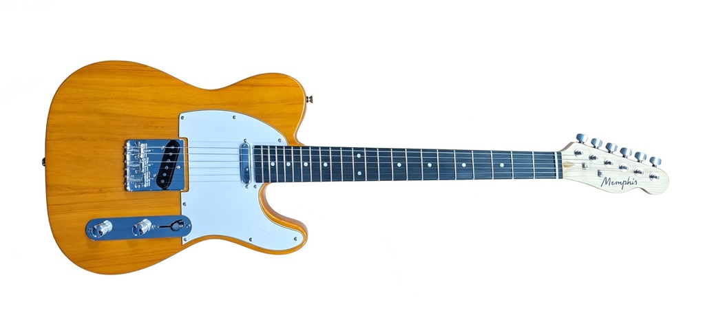 Memphis YSKG03NAT Telecaster Natural Guitarra Eléctrica