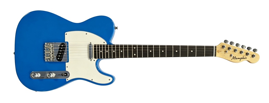 Memphis YSKG03BL Telecaster Azul Guitarra Eléctrica