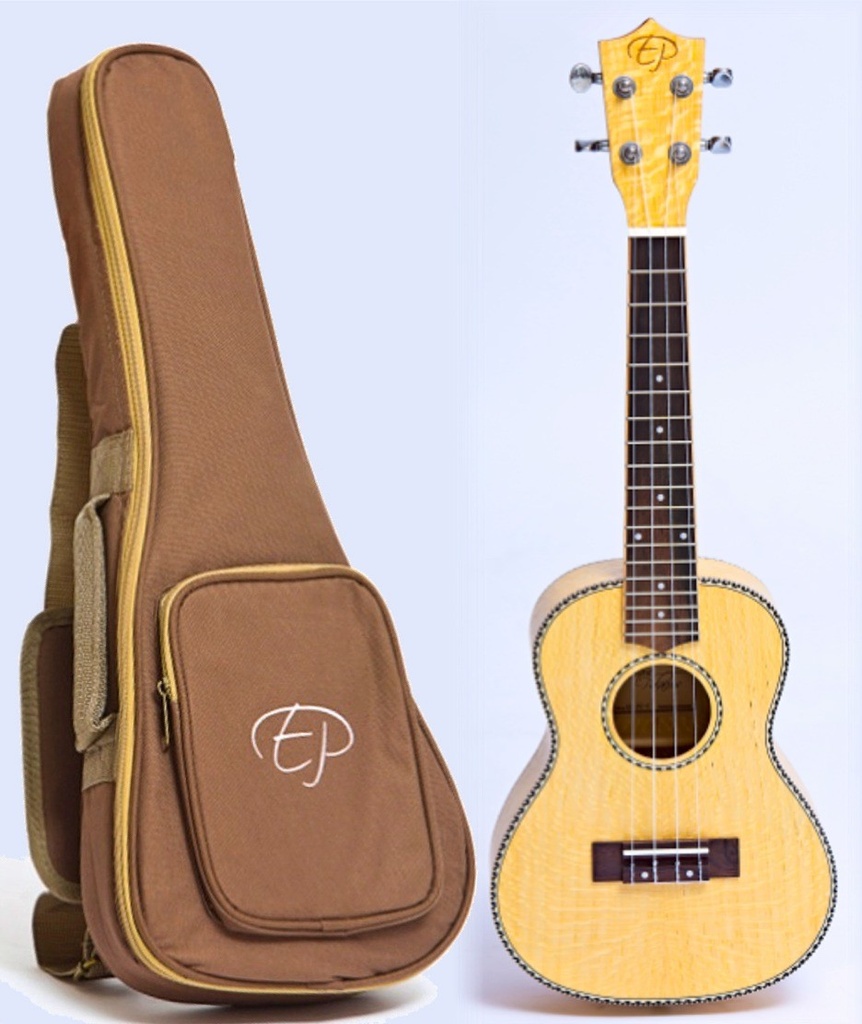 E. Palacios KUPCC Ukelele Concierto Arce + Funda Acolchada
